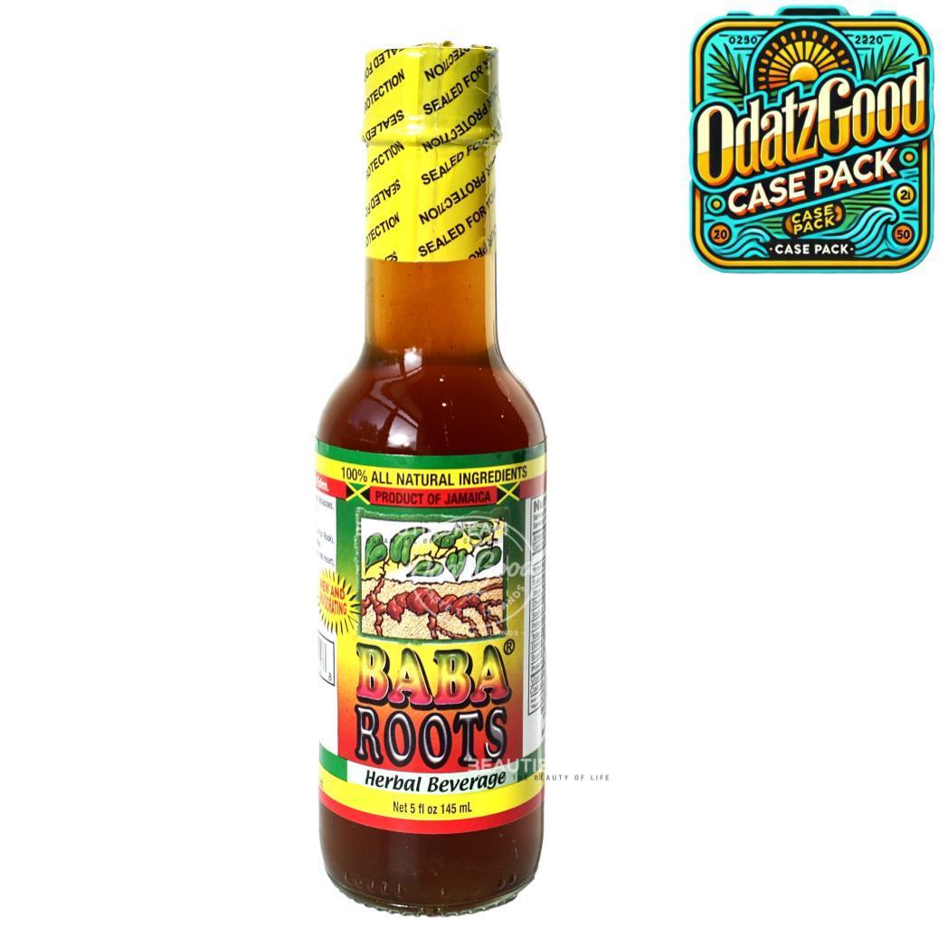 Baba Roots Herbal Beverage | Product of Jamaica | 5oz (145ml) | (Bulk) Case Pack