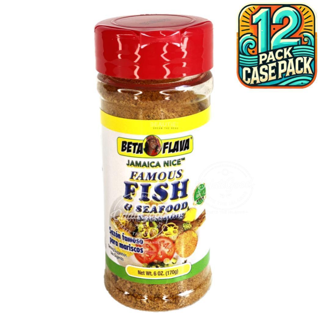 Beta Flava (Ocho Rios) Fish Seasoning | 6oz (170g) | (Bulk) Case of 12