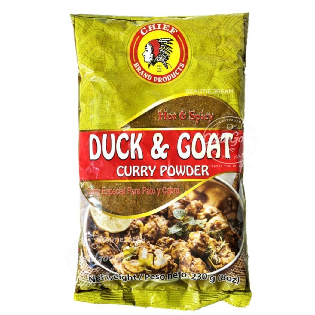 Caribbean Chief Duck Goat Curry Powder Chief Duck Goat Curry