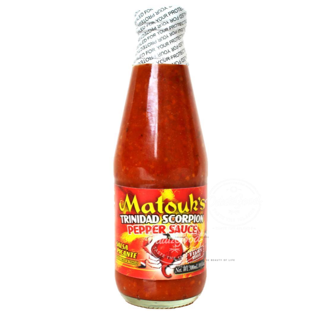 Matouk's Trinidad Scorpion Pepper Sauce | Product of Trinidad & Tobago | 10oz