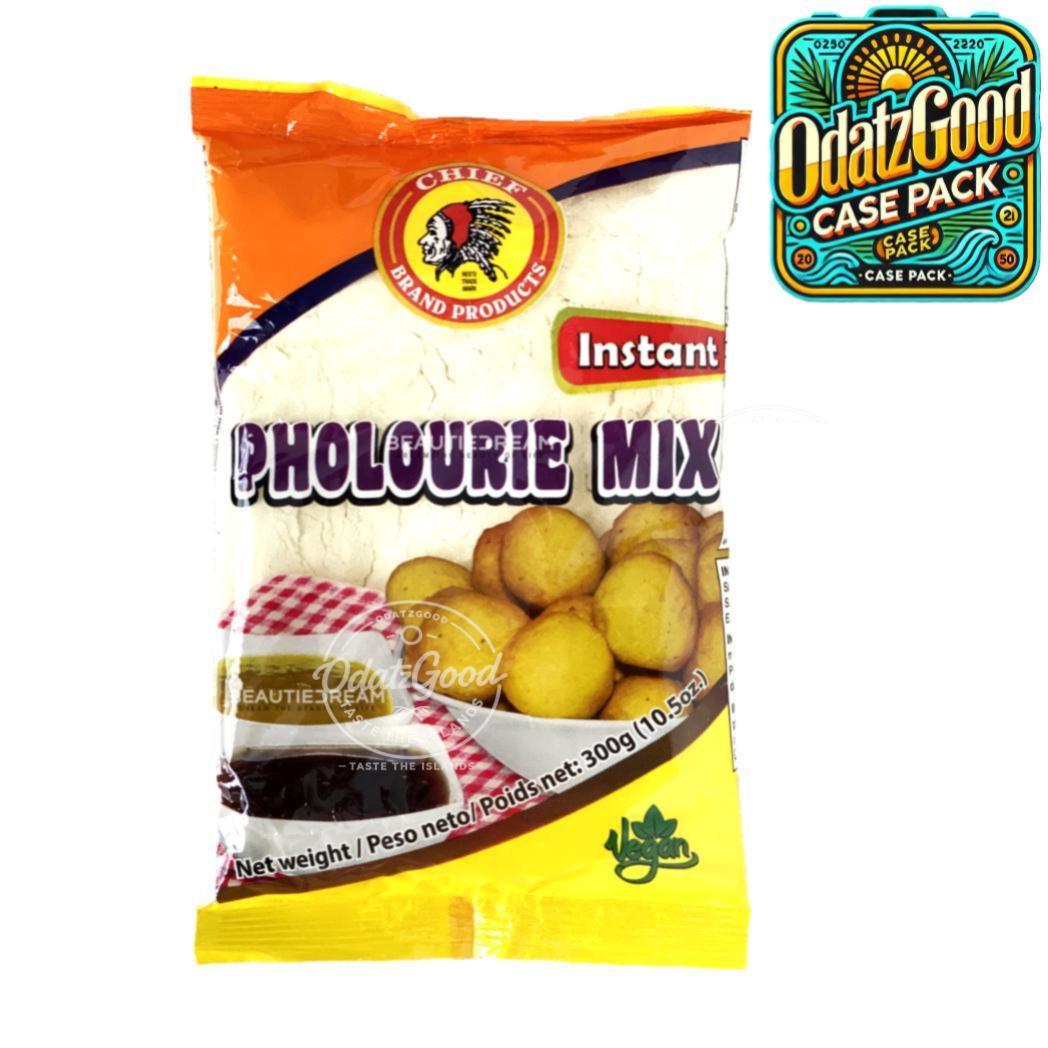 Chief Pholourie Mix | Product of Trinidad & Tobago | 10.5 oz (300g) | (Bulk) Case Pack