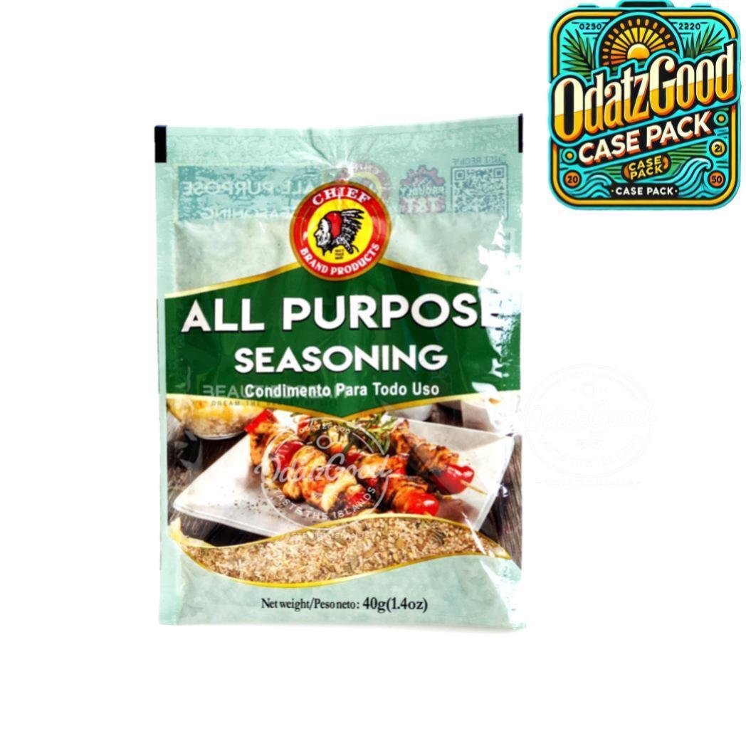 Chief All Purpose Seasoning | Product of Trinidad & Tobago | 1.4 oz (28g) | (Bulk) Case Pack