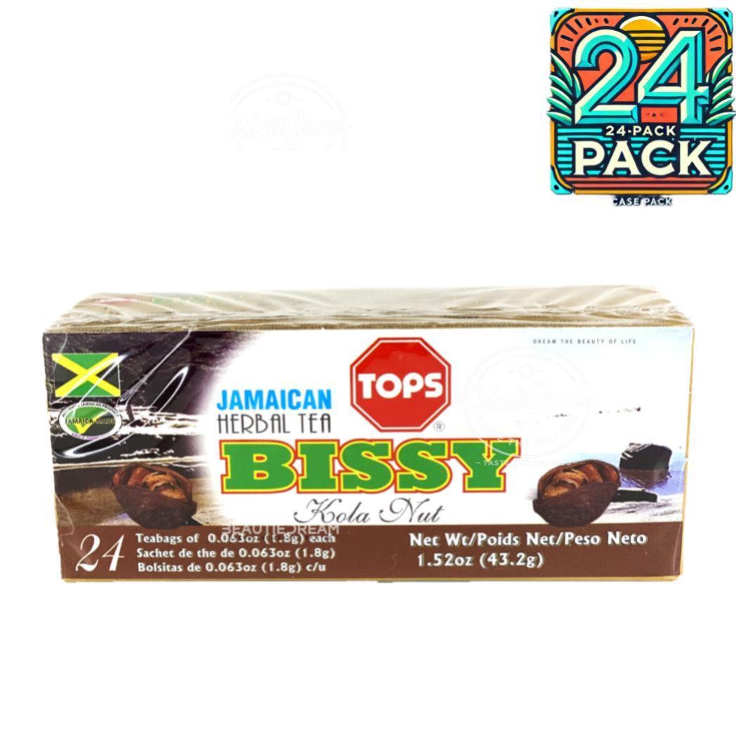 Tops Bissy Tea | Product of Jamaica | 24 Tea Bags | (Bulk) Case Pack