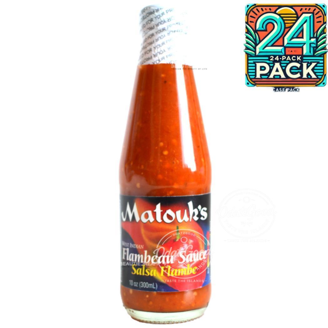 Matouk's Flambeau Sauce | Product of Trinidad & Tobago | 10oz | (Bulk) Case Pack