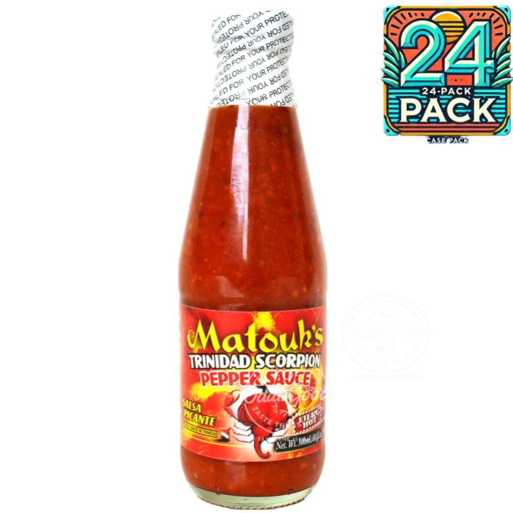 Matouk's Trinidad Scorpion Pepper Sauce | Product of Trinidad & Tobago | 10oz | (Bulk) Case Pack