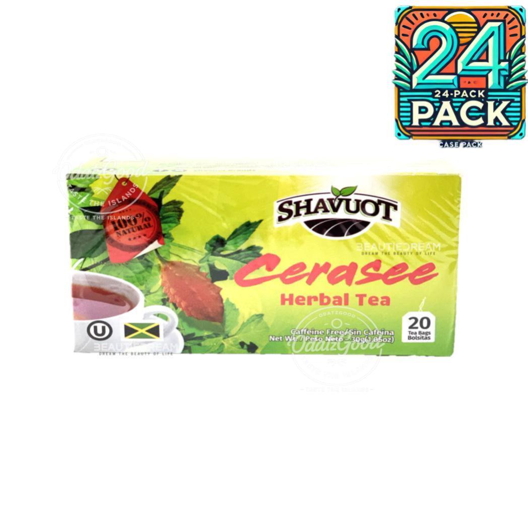 Shavuot Cerasee Tea | Product of Jamaica | 20 Tea Bags | (Bulk) Case Pack