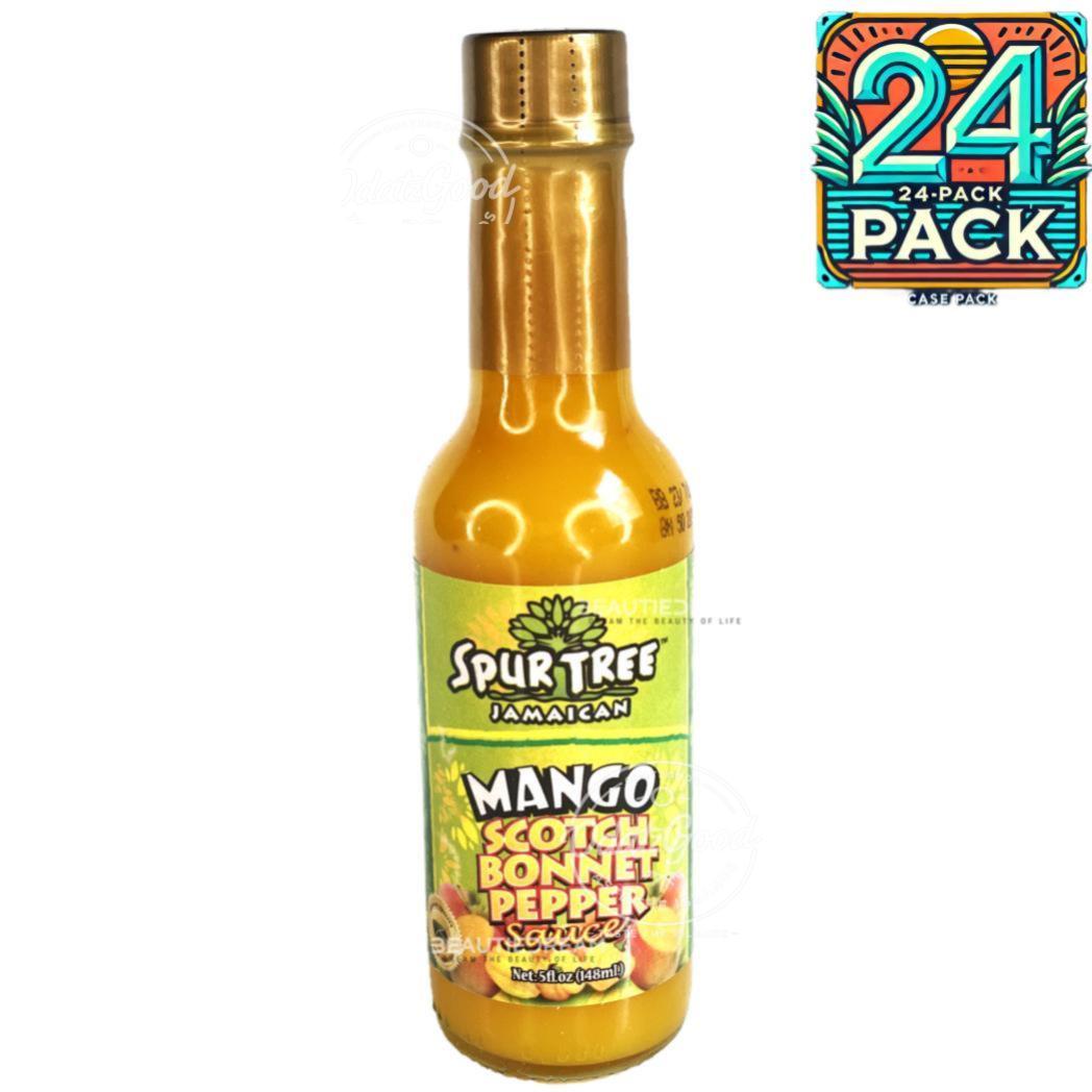 Spur Tree Mango Scotch Bonnet Pepper Sauce | Product of Jamaica | 5 oz (148ml) | (Bulk) Case Pack