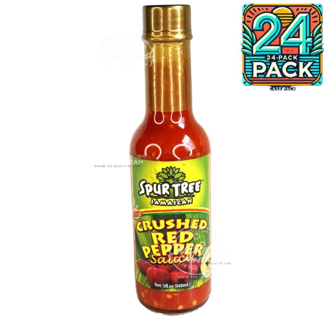 Spur Tree Crushed Red Pepper Sauce | Product of Jamaica | 5 oz (148ml) | (Bulk) Case Pack