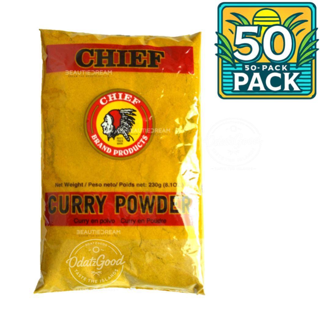 Chief Curry Powder | Product of Trinidad & Tobago | 8.1 oz (230g) | (Bulk) Case Pack