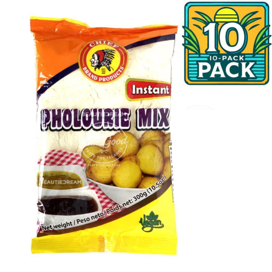 Chief Pholourie Mix | Product of Trinidad & Tobago | 10.5 oz (300g) | (Bulk) Case Pack