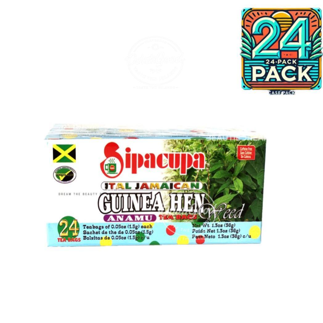 Sipacupa Guinea Hen Tea | Product of Jamaica | 24 Tea Bags | (Bulk) Case Pack