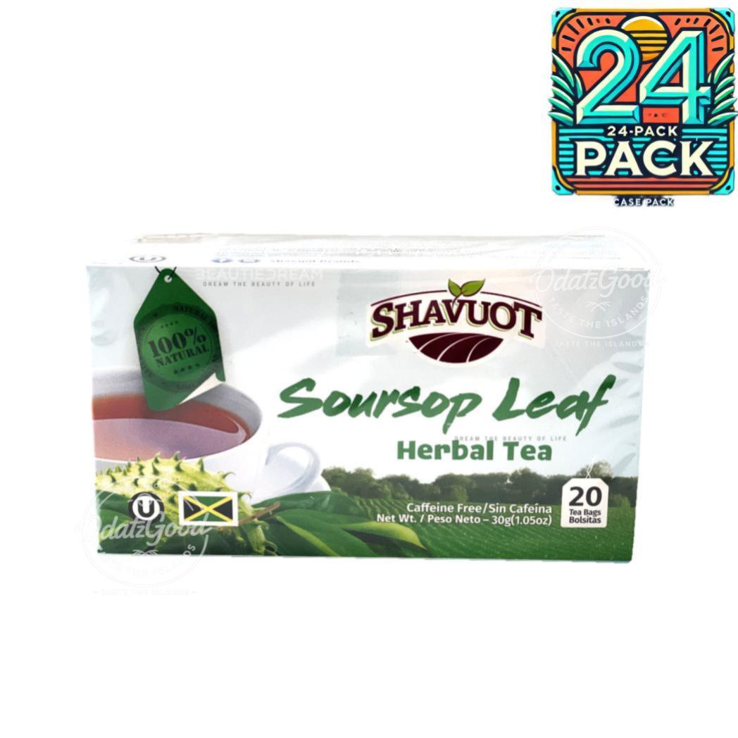 Shavuot Soursop Tea | Product of Jamaica | 20 Tea Bags | (Bulk) Case Pack