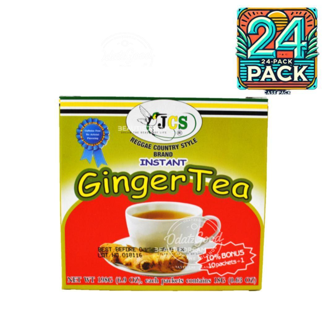 JCS Instant Ginger Tea | 6.9oz (198g) | (Bulk) Case Pack