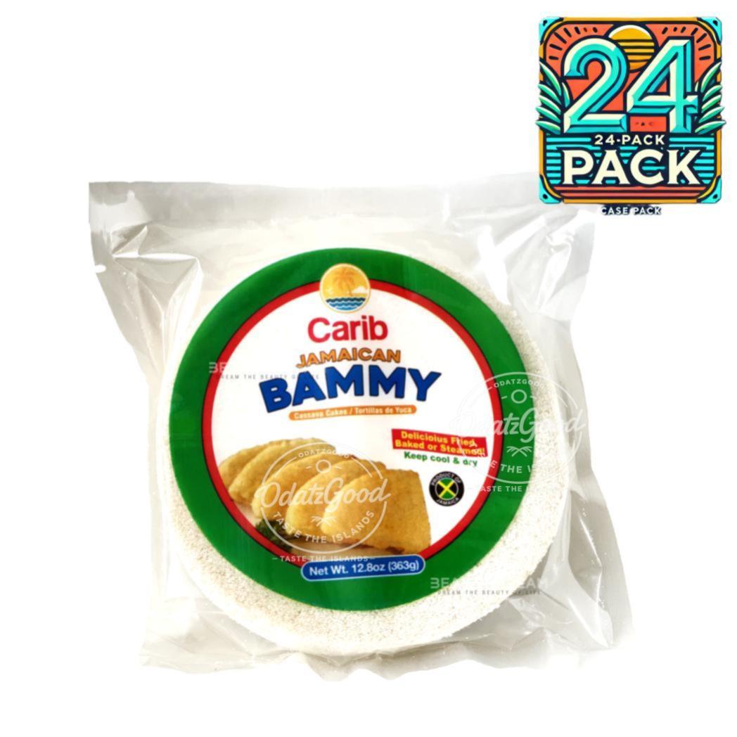 Carib Bammy Cassava Cakes (Tortillas de Yuca) | Product of Jamaica | 12.8 oz | (Bulk) Case Pack