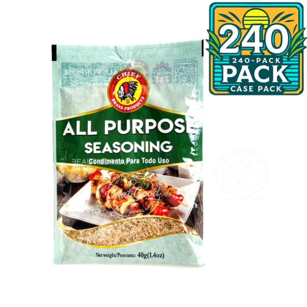 Chief All Purpose Seasoning | Product of Trinidad & Tobago | 1.4 oz (28g) | (Bulk) Case Pack