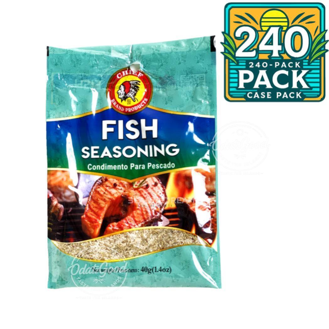 Chief Fish Seasoning | Product of Trinidad & Tobago | 1.4 oz (28g) | (Bulk) Case Pack