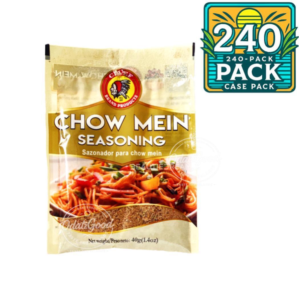 Chief Chow Mein Seasoning | Product of Trinidad & Tobago | 1.4 oz (28g) | (Bulk) Case Pack