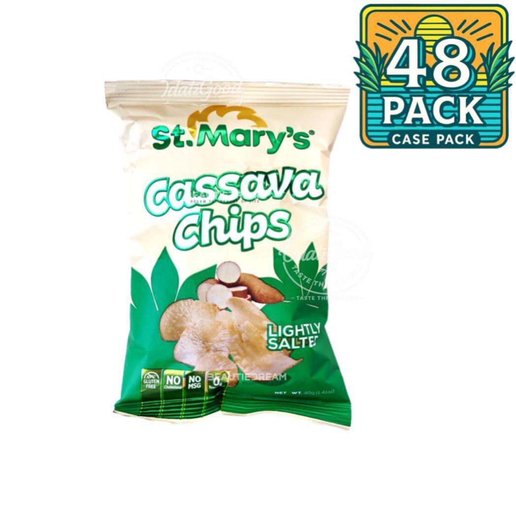 St. Mary’s Cassava Chips | 1.41oz (40g) | (Bulk) Case Pack