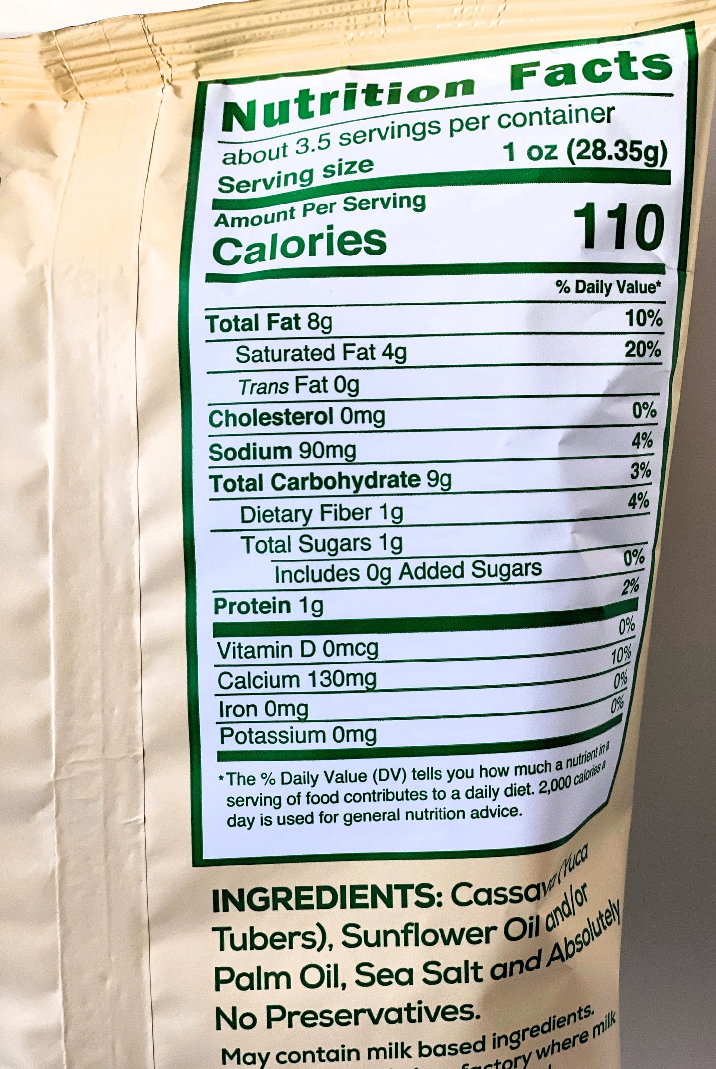 St. Mary’s Cassava Chips | 3.88oz (110g) | (Bulk) Case of 30