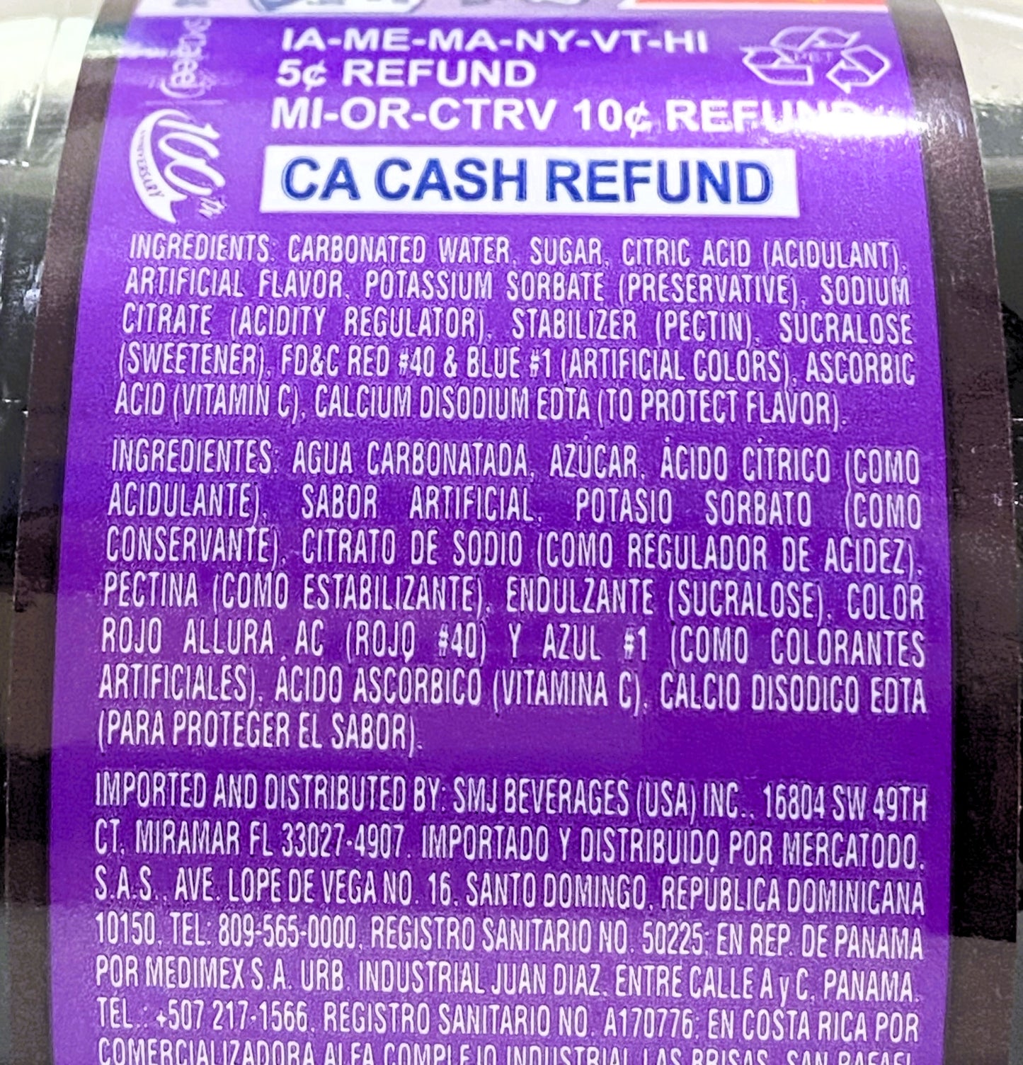 Chubby Purple Power Uva Soda | 8.45oz (250ml)