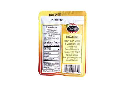 Scotch Bonnet Powder by Shavuot & Spicy Farm Hills | Product of Jamaica