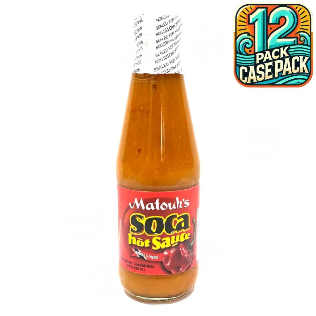 Matouk’s Soca Sauce | Product of Trinidad & Tobago | 10oz (300ml) | (Bulk) Case Pack