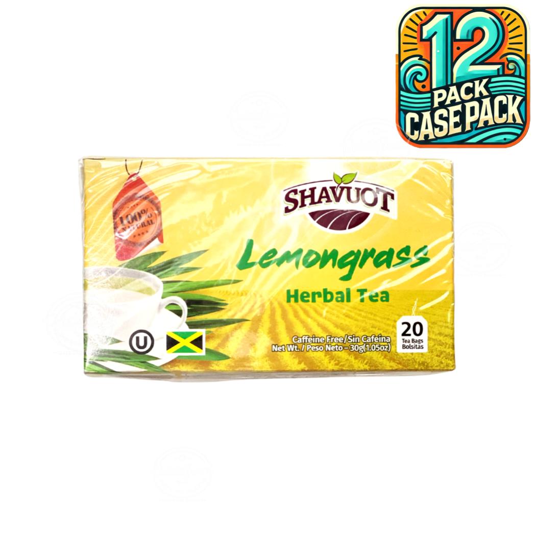 Shavuot Lemon Grass Tea | Product of Jamaica | 20Tea Bags (30g) | (Bulk) Case Pack