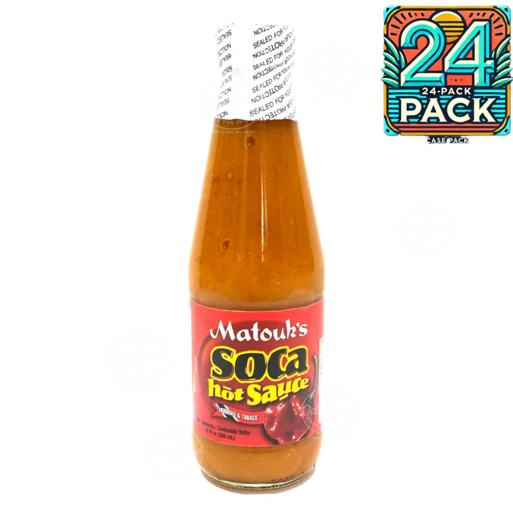 Matouk’s Soca Sauce | Product of Trinidad & Tobago | 10oz (300ml) | (Bulk) Case Pack