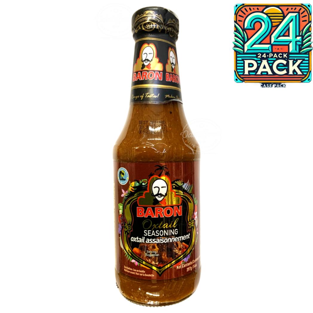 Baron Oxtail Seasoning | Product of St. Lucia | 14oz (397g) | (Bulk) Case Pack