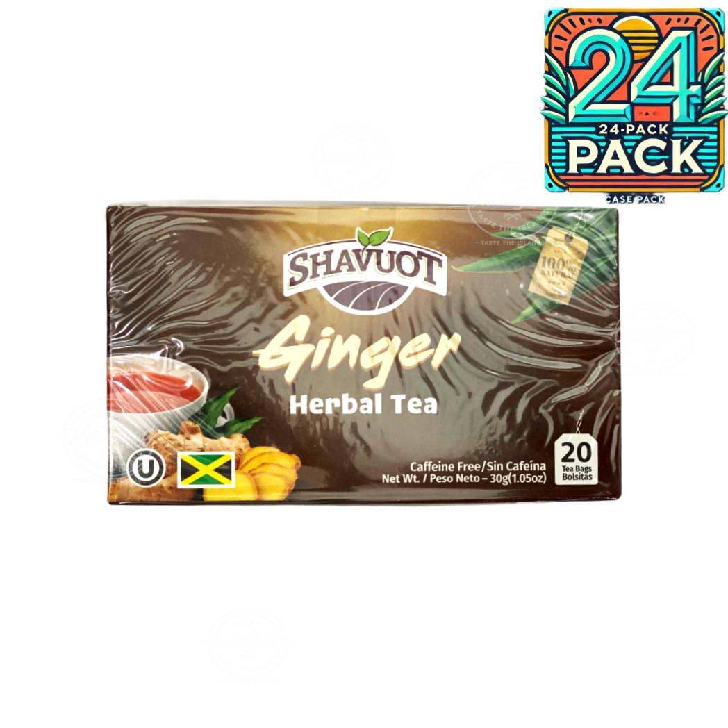 Shavuot Ginger Tea | Product of Jamaica | 20Tea Bags (30g) | (Bulk) Case Pack