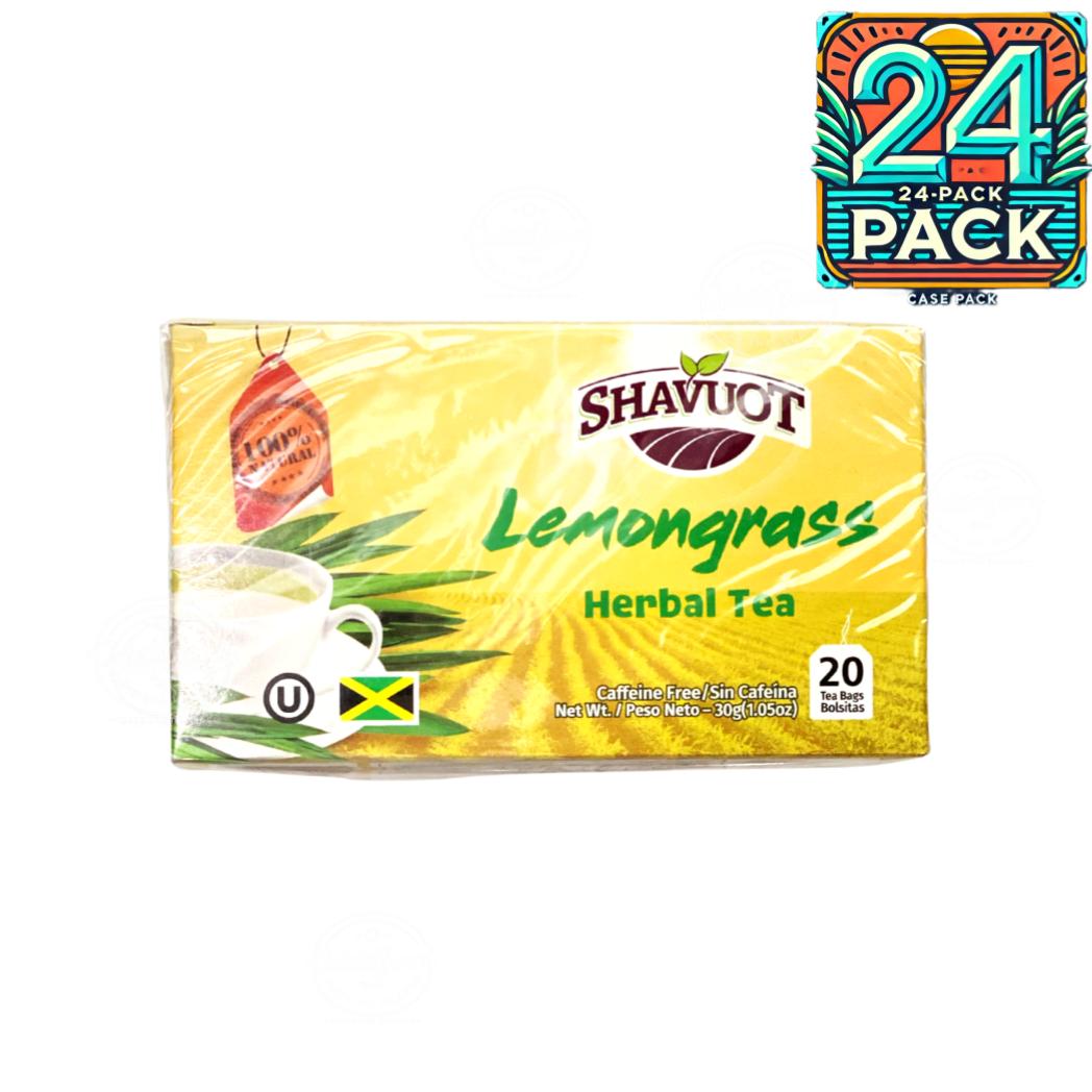 Shavuot Lemon Grass Tea | Product of Jamaica | 20Tea Bags (30g) | (Bulk) Case Pack