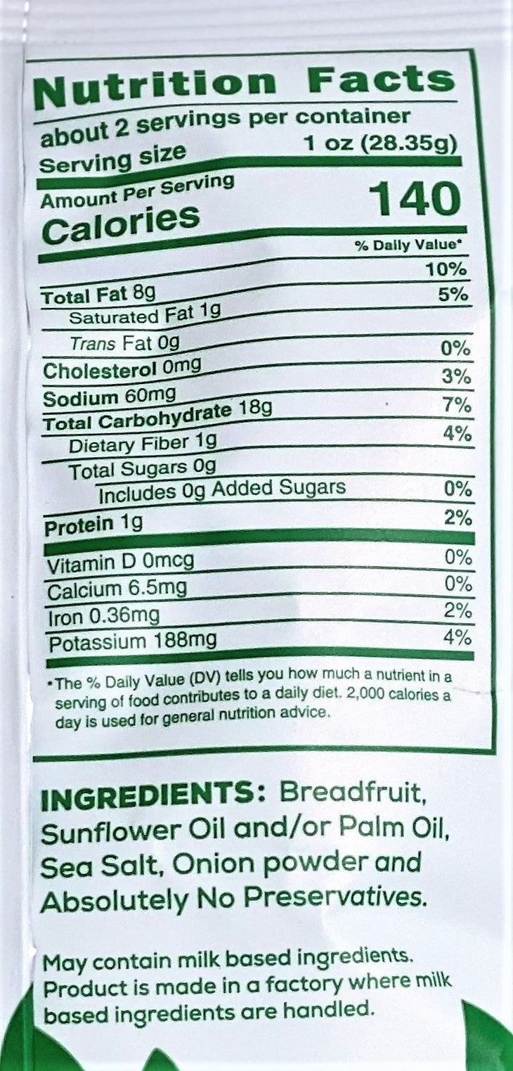 St Mary’s Breadfruit Chips | 1.7 oz (50g) | (Bulk) Case Pack