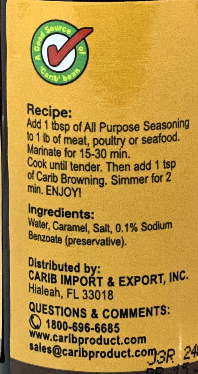 Carib Browning | Product of Jamaica | 5oz (148ml)