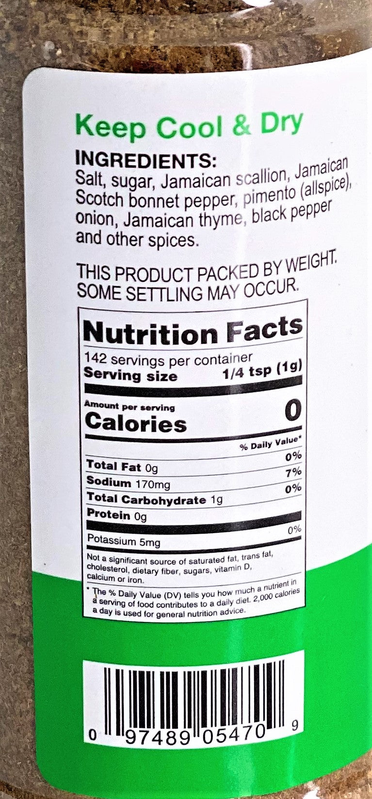 Carib Dry Jerk Seasoning | 5 oz | (Bulk) Case of 12