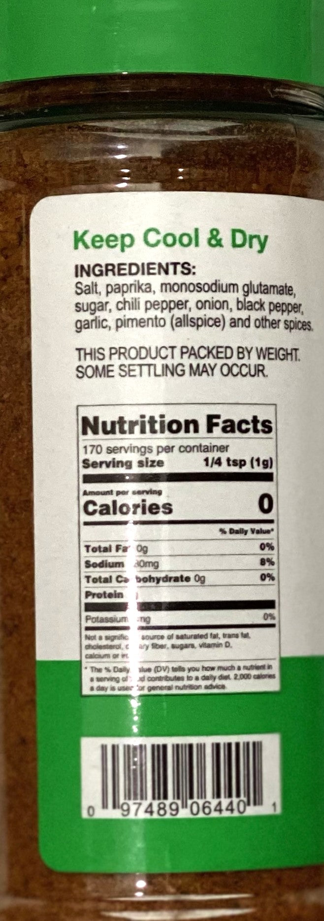 Carib Meat Seasoning | 6oz (170g) | (Bulk) Case Pack