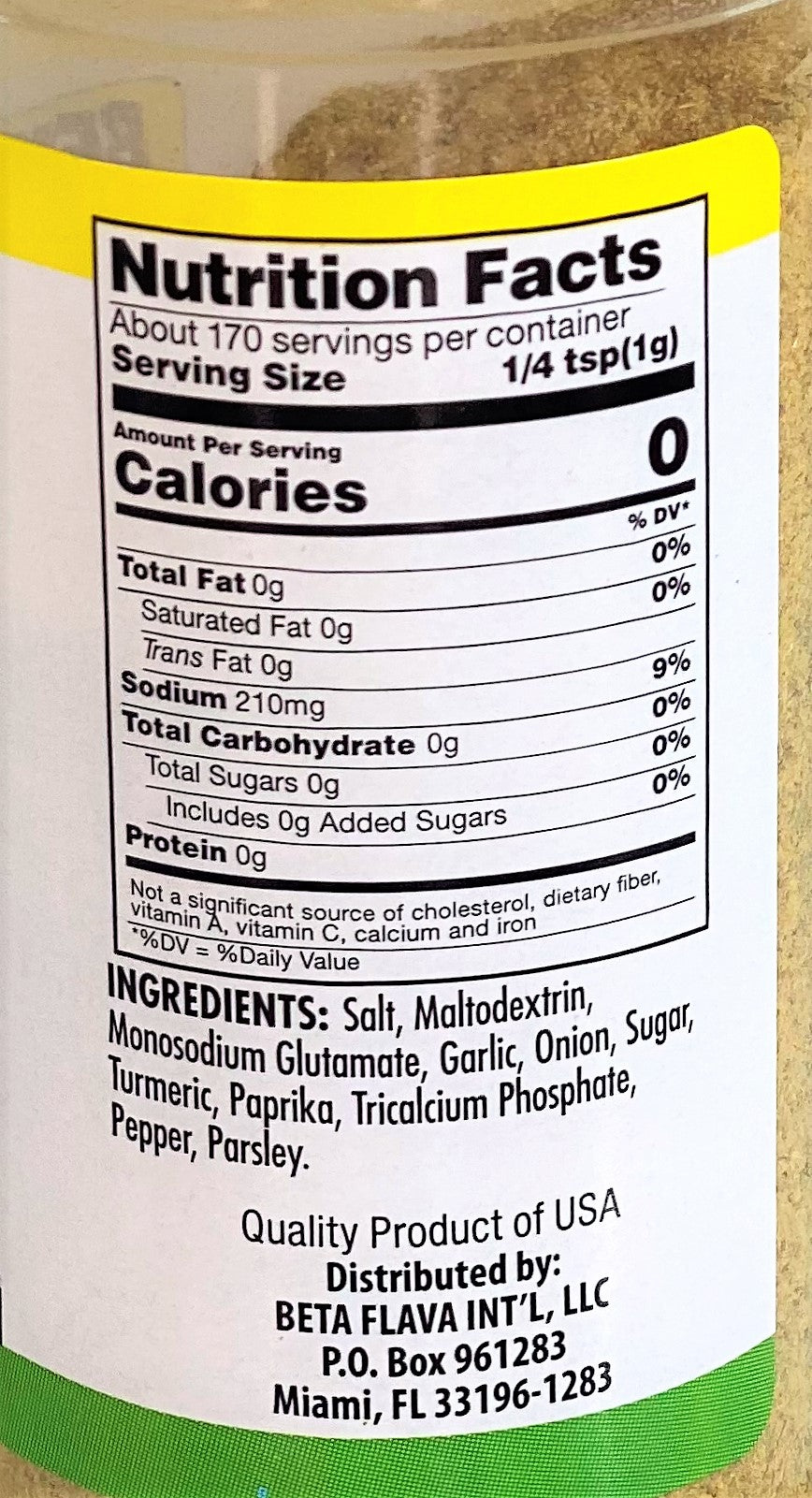 Beta Flava (Ocho Rios) Chicken Seasoning | 5oz (142g) | (Bulk) Case of 12
