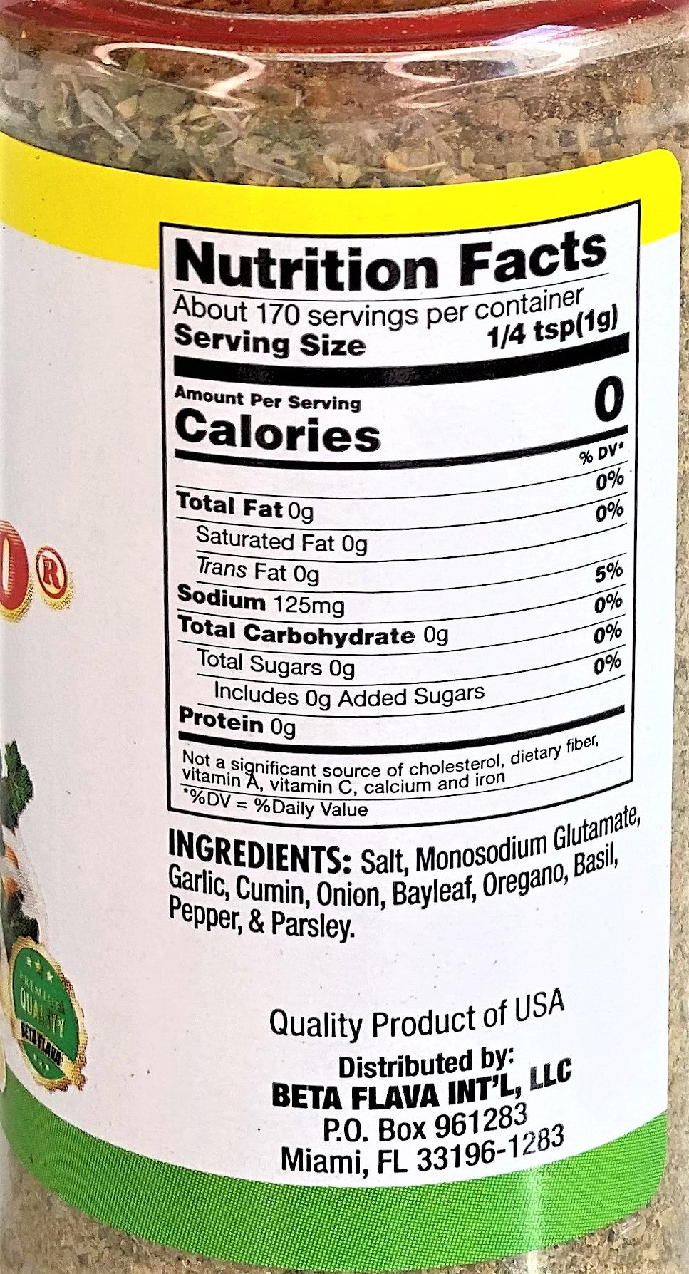 Beta Flava (Ocho Rios) Combo Seasoning | 6oz (170g) | (Bulk) Case of 12