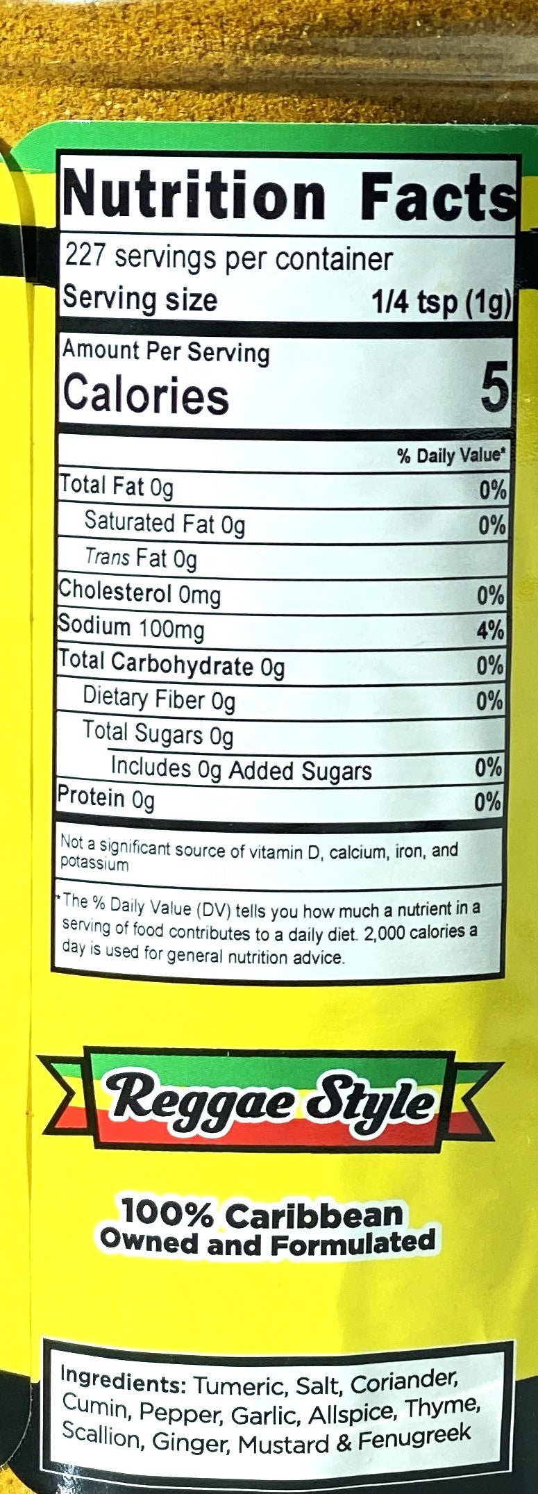 JCS Curry Powder | 8 oz | (Bulk) Case of 12