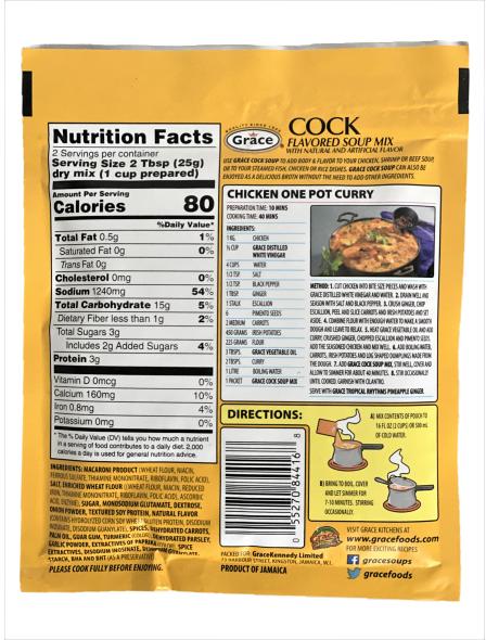 Grace Cock Soup Mix | Product of Jamaica