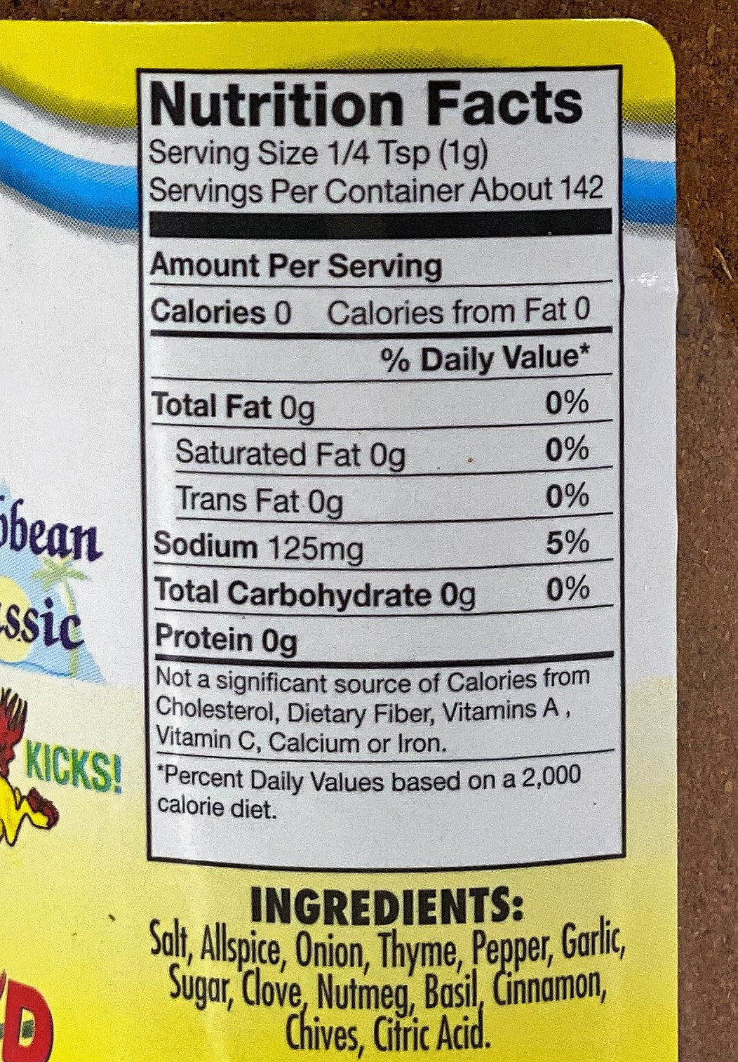 Ocho Rios Mild Jerk Seasoning | 5 oz (142g) | (Bulk) Case of 12