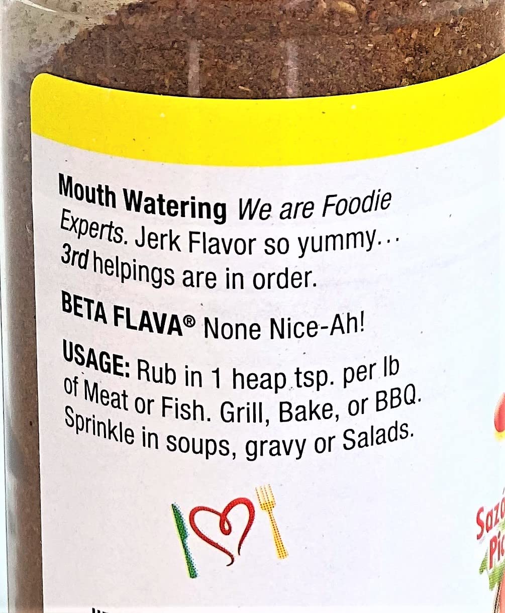 Beta Flava (Ocho Rios) Spicy Jerk Seasoning | 5 oz (142g)
