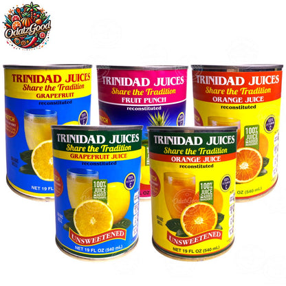 Trinidad Juices Fruit Punch, Grapefruit & Orange Juice Variety Pack – Product of Trinidad & Tobago