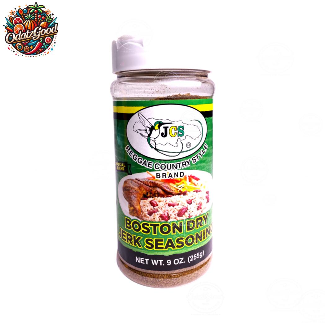 JCS Boston Dry Jerk Seasoning 9oz (255g) – Jamaican Jerk Spice Blend