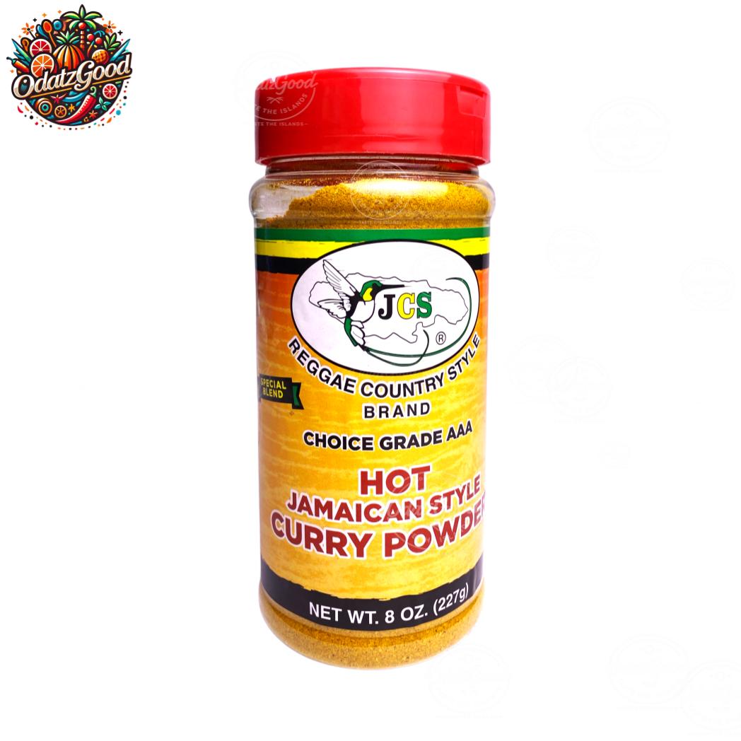 JCS Hot Jamaican Curry Powder 8oz (227g) – Caribbean Curry Seasoning