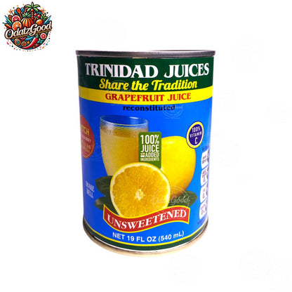 Trinidad Juices Unsweetened Grapefruit Juice 19oz (540ml) – Product of Trinidad & Tobago