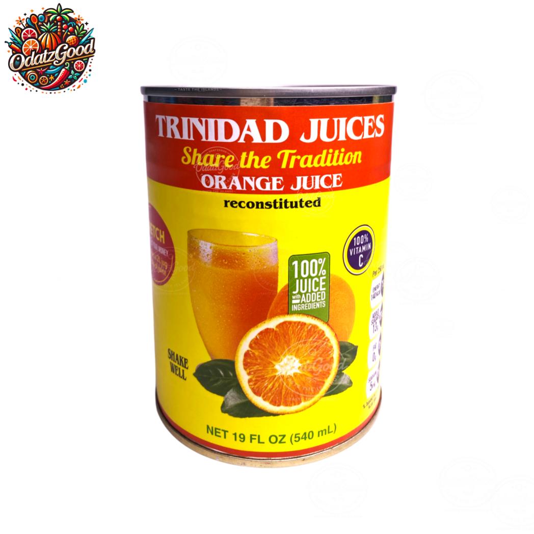 Trinidad Juices Orange Juice 19oz (540ml) – Product of Trinidad & Tobago