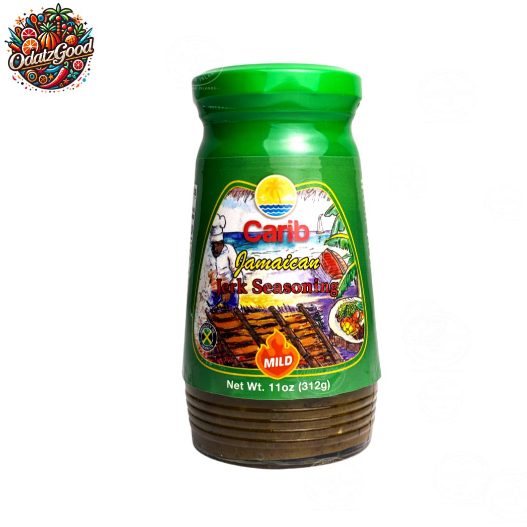 Carib Jamaican Mild Jerk Seasoning 11oz (312g) – Product of Jamaica