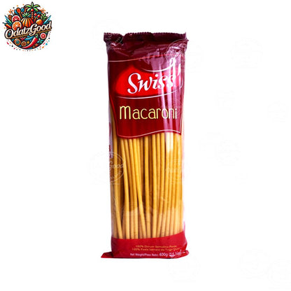 Swiss Macaroni Pasta 14.1oz (400g) – Product of Trinidad & Tobago