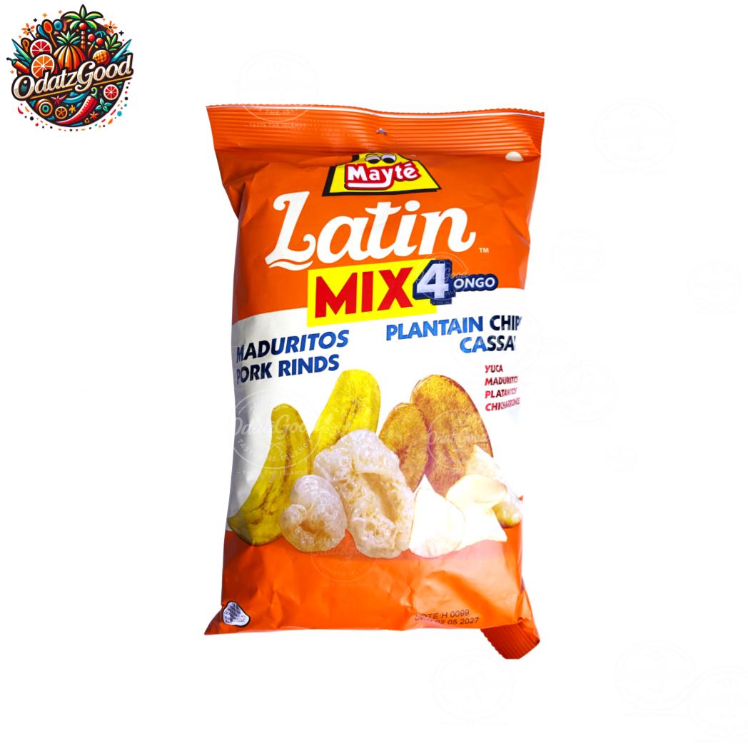 Maytè Latin Mix Chips 6oz (170g) – Maduritos, Pork Rinds, Plantain & Cassava Chips