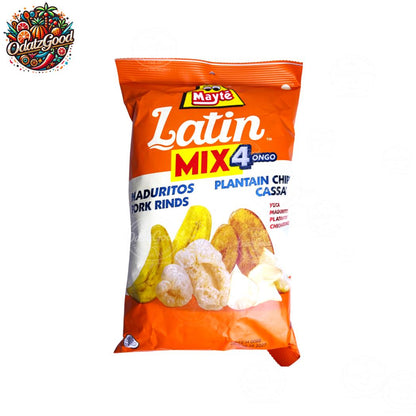 Maytè Latin Mix Chips 6oz (170g) – Maduritos, Pork Rinds, Plantain & Cassava Chips